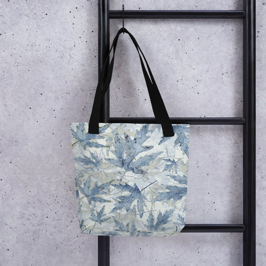 Silver Maple Leaves Tote bag